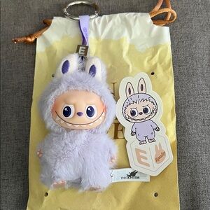 Pin of Love Labubu Keychain. Letter E